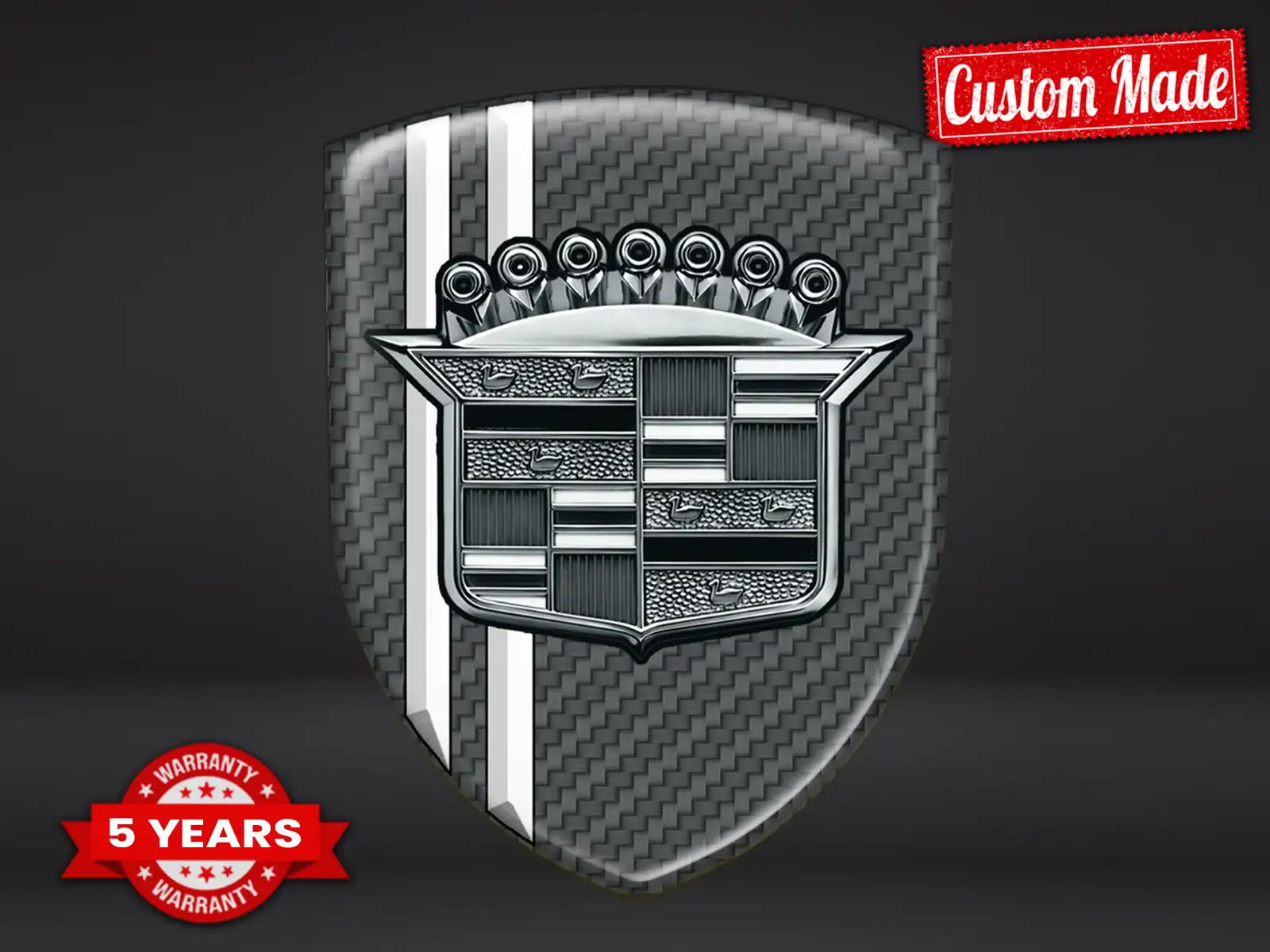 Cadillac Sonder-Logo-Aufkleber Professionell Drift Premium Minimal